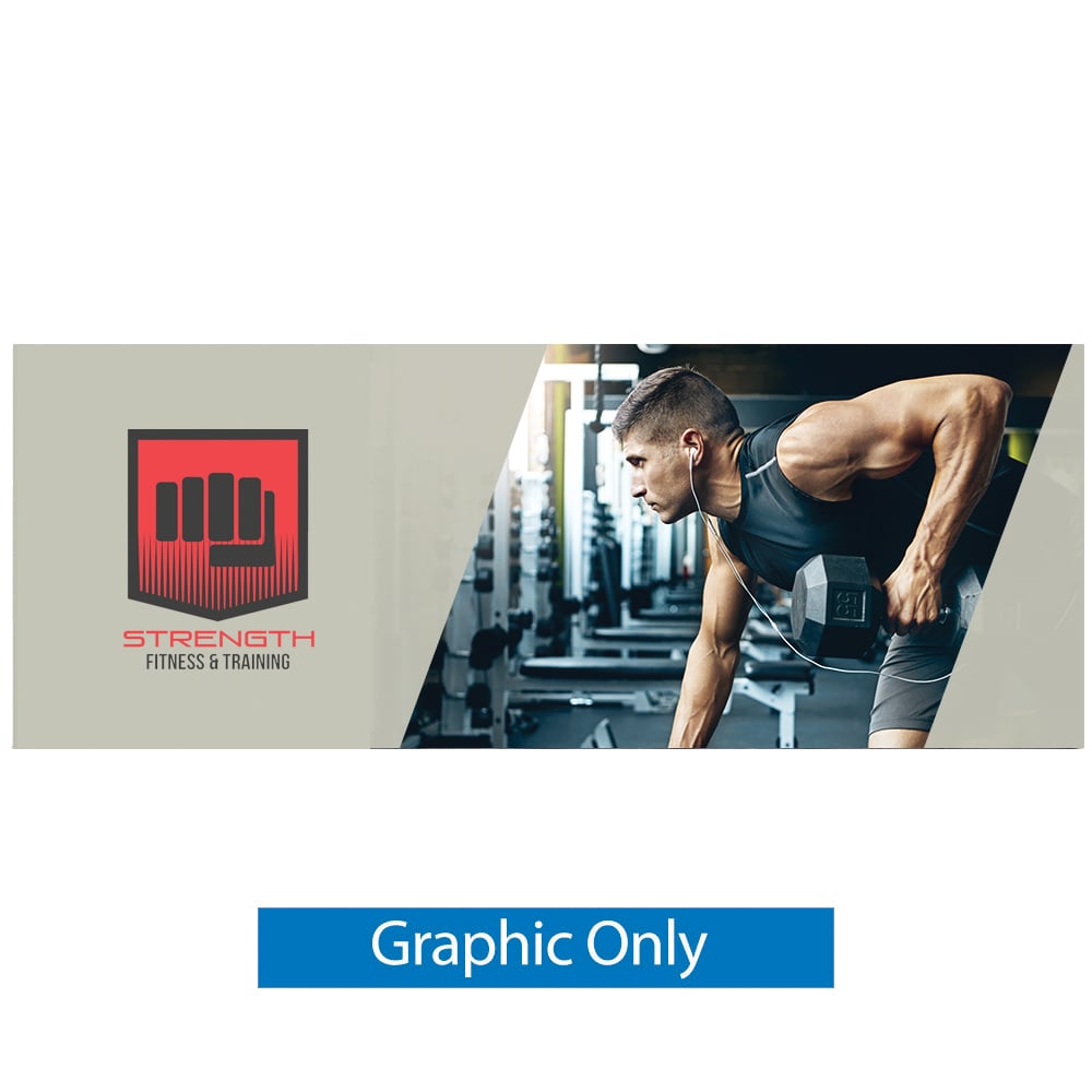 20x7.5ft. Lumiere Continuous Backlit — Single Sided Graphic Only